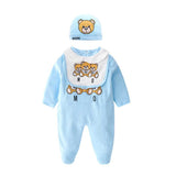 Baby bear long sleeve crawling suit