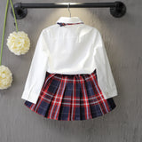 Girl's skirt suit