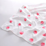 Newborn baby pure cotton four-layer gauze bath towel