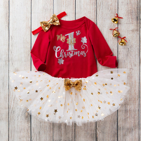 Long sleeve baby skirt