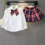 Girl's skirt suit