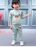 Cotton sweater children's suit