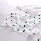 Newborn baby pure cotton four-layer gauze bath towel