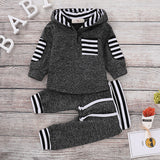 Embroidery Plaid Plush Hoodie suit