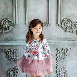 Digital Print mesh princess dress