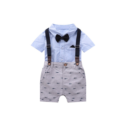 Baby boy short sleeve suit