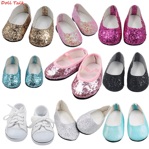 New Fashion Baby Sequins Doll Shoes