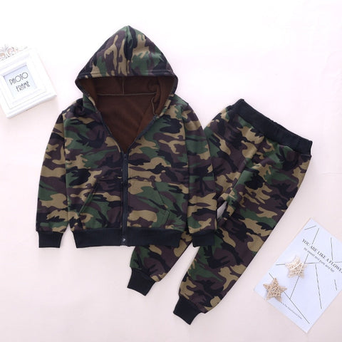 Military Camouflage Hooded Sets