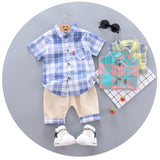 Checkered Shorts Set