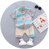 Checkered Shorts Set