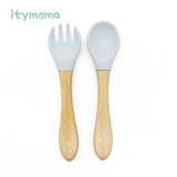 Wooden Feeding Bowl with Suction Cup