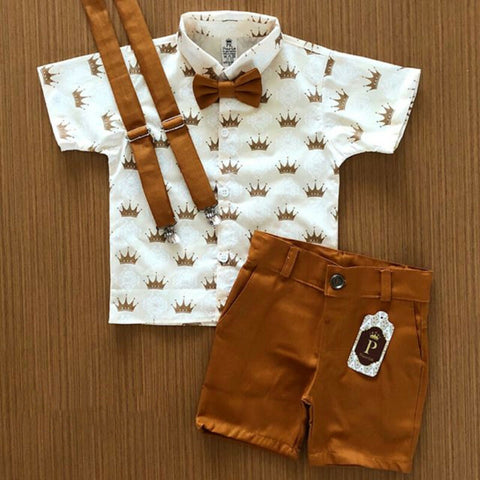Gentleman Shirt and Shorts Sets