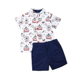 Gentleman Shirt and Shorts Sets