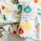 A 70% bamboo baby swaddle baby