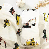 A 70% bamboo baby swaddle baby