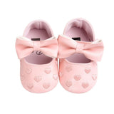 Baby PU Leather Shoes With Bow