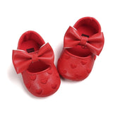 Baby PU Leather Shoes With Bow