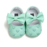 Baby PU Leather Shoes With Bow
