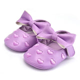 Baby PU Leather Shoes With Bow