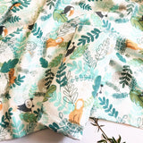 A 70% bamboo baby swaddle baby