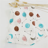 A 70% bamboo baby swaddle baby