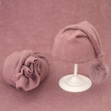 Soft Baby Photo Wraps With Hat 2pcs Sets