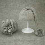 Soft Baby Photo Wraps With Hat 2pcs Sets