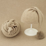 Soft Baby Photo Wraps With Hat 2pcs Sets
