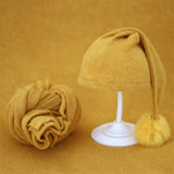 Soft Baby Photo Wraps With Hat 2pcs Sets
