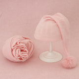 Soft Baby Photo Wraps With Hat 2pcs Sets