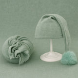 Soft Baby Photo Wraps With Hat 2pcs Sets