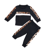 Animal Print Tracksuit Set