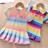 Turn-Down Collar Summer Dress