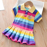 Turn-Down Collar Summer Dress