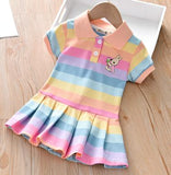 Turn-Down Collar Summer Dress