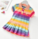 Turn-Down Collar Summer Dress