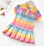 Turn-Down Collar Summer Dress