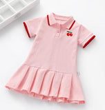 Turn-Down Collar Summer Dress