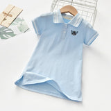 Turn-Down Collar Summer Dress