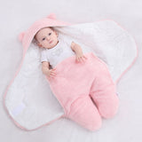 Baby Sleeping Bag Ultra-Soft Fluffy Fleece Swaddle