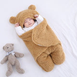Baby Sleeping Bag Ultra-Soft Fluffy Fleece Swaddle