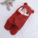 Baby Sleeping Bag Ultra-Soft Fluffy Fleece Swaddle