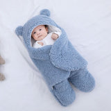 Baby Sleeping Bag Ultra-Soft Fluffy Fleece Swaddle