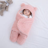Baby Sleeping Bag Ultra-Soft Fluffy Fleece Swaddle
