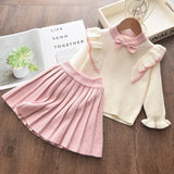 Sweater and Skirt Set