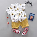 Two Piece Shirt and Shorts Set