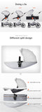 3 in 1 Egg Shape High Landscape Stroller