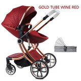 3 in 1 Egg Shape High Landscape Stroller