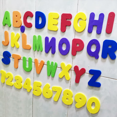 Alphanumeric Letter Puzzle Bath Toys