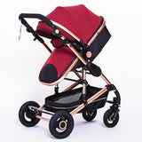 Luxurious Baby Stroller Aluminum Frame